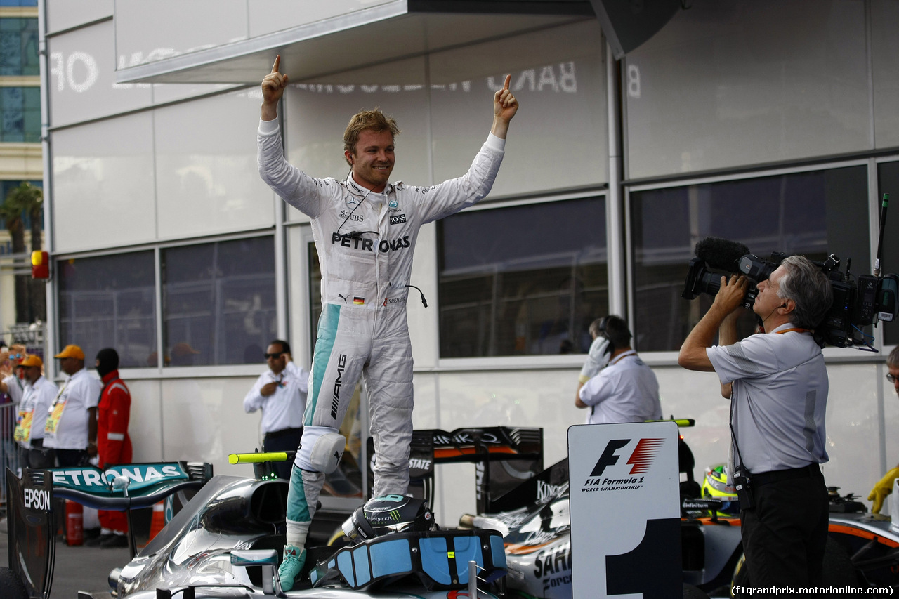 GP EUROPA, 19.06.2016 - Gara, Nico Rosberg (GER) Mercedes AMG F1 W07 Hybrid vincitore