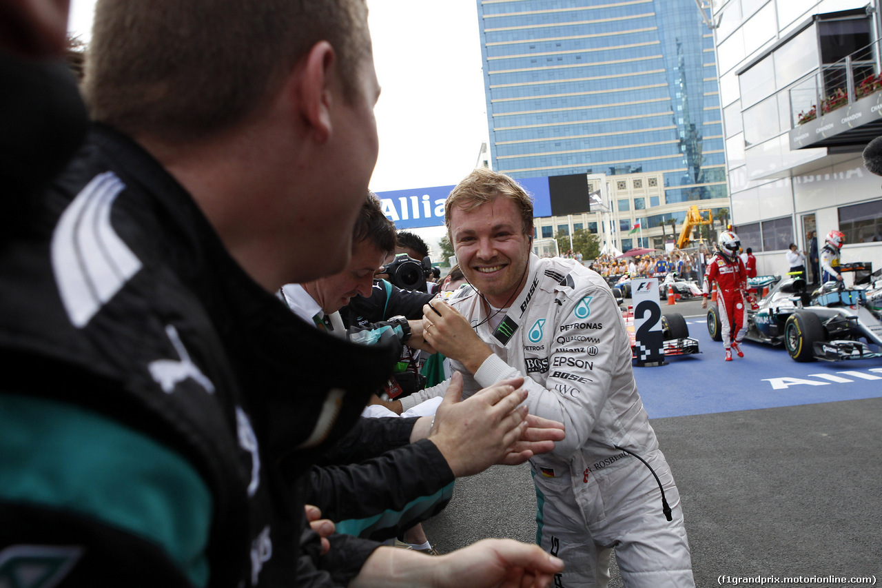 GP EUROPA, 19.06.2016 - Gara, Nico Rosberg (GER) Mercedes AMG F1 W07 Hybrid vincitore