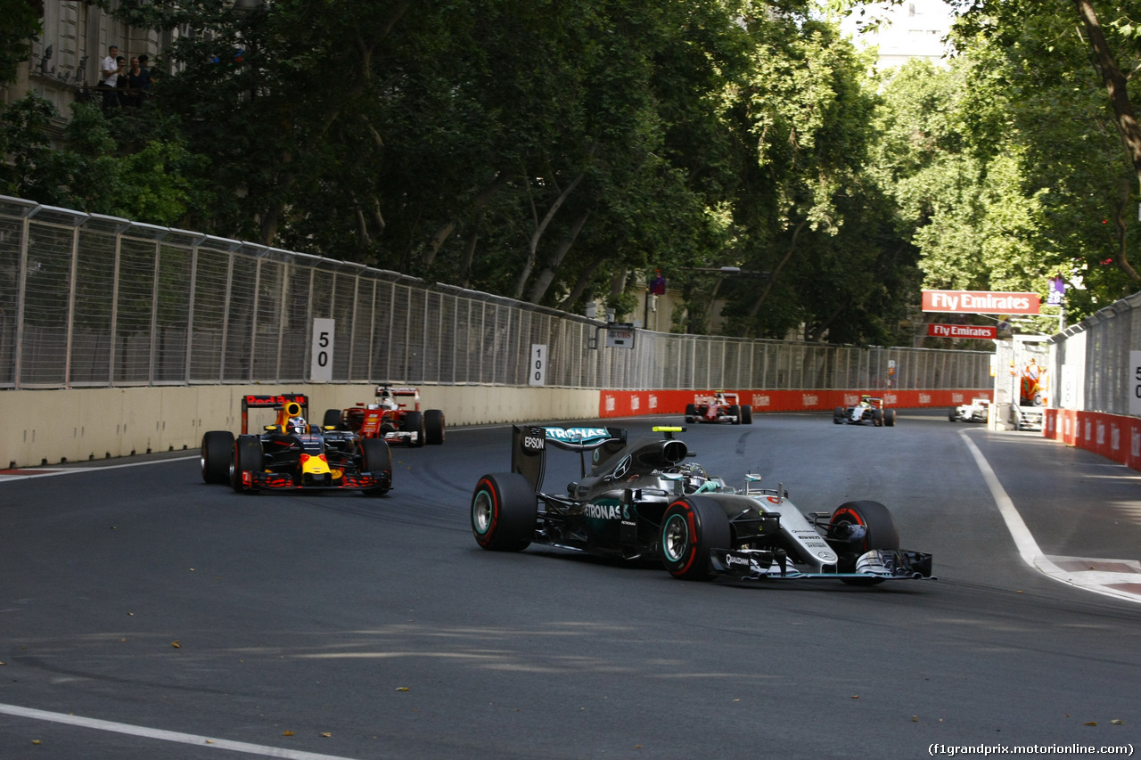 GP EUROPA, 19.06.2016 - Gara, Nico Rosberg (GER) Mercedes AMG F1 W07 Hybrid