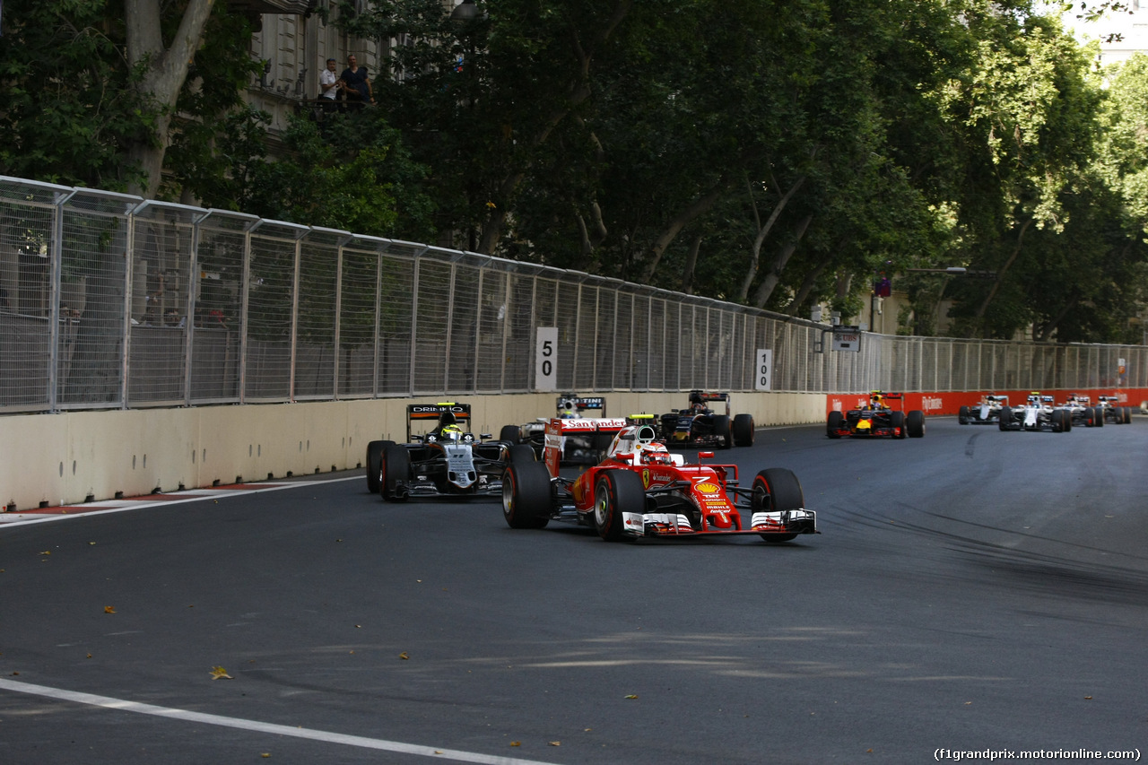 GP EUROPA, 19.06.2016 - Gara, Kimi Raikkonen (FIN) Ferrari SF16-H