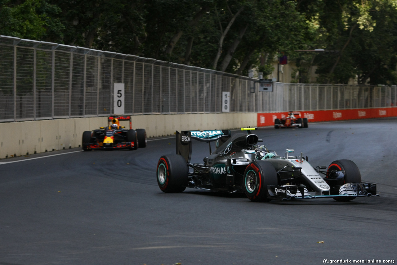 GP EUROPA, 19.06.2016 - Gara, Nico Rosberg (GER) Mercedes AMG F1 W07 Hybrid