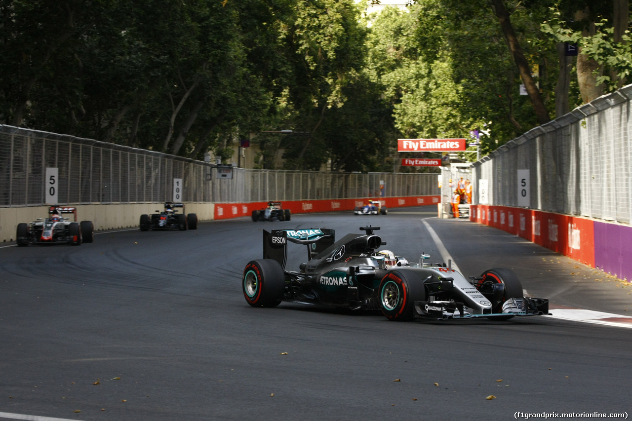 GP EUROPA, 19.06.2016 - Gara, Lewis Hamilton (GBR) Mercedes AMG F1 W07 Hybrid