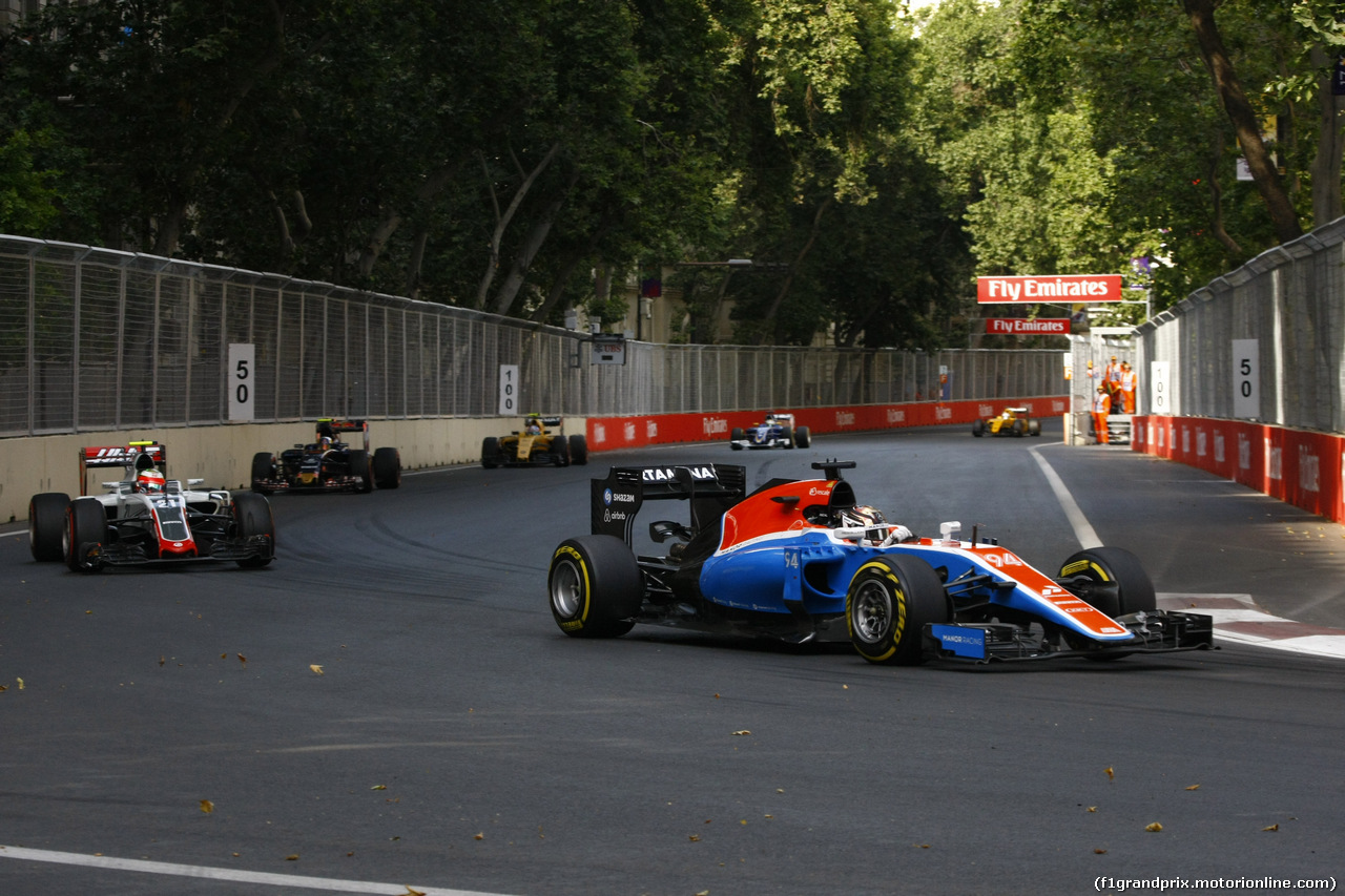 GP EUROPA, 19.06.2016 - Gara, Pascal Wehrlein (GER) Manor Racing MRT05