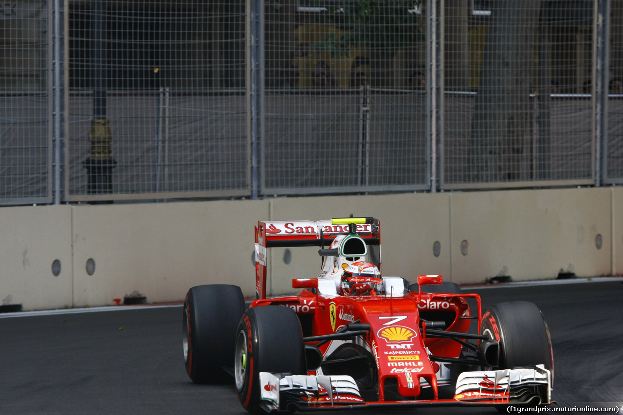 GP EUROPA, 19.06.2016 - Gara, Kimi Raikkonen (FIN) Ferrari SF16-H