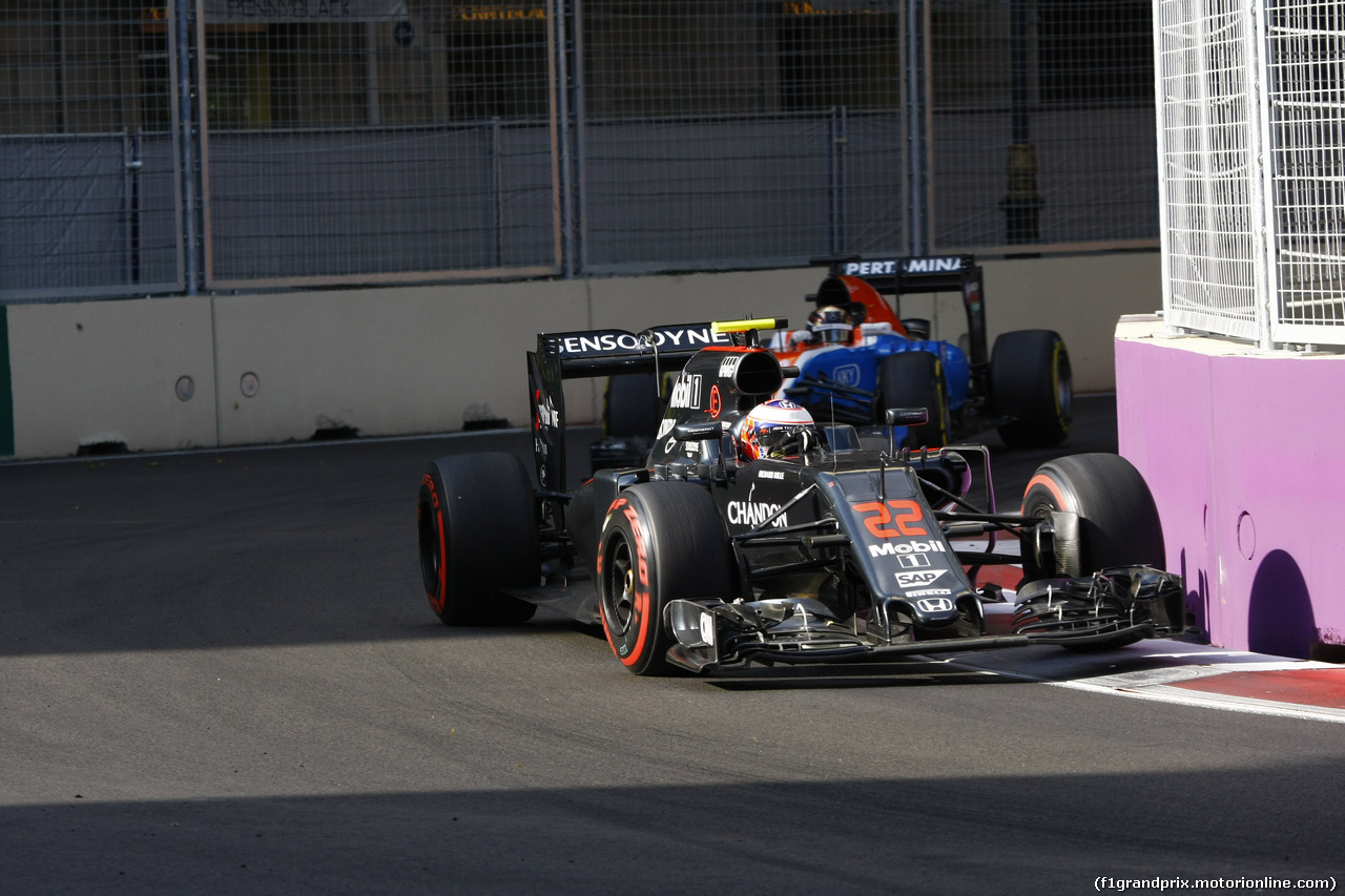 GP EUROPA, 19.06.2016 - Gara, Jenson Button (GBR)  McLaren Honda MP4-31