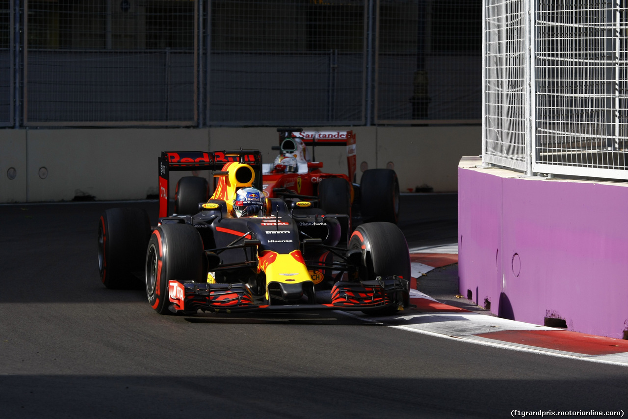 GP EUROPA, 19.06.2016 - Gara, Daniel Ricciardo (AUS) Red Bull Racing RB12