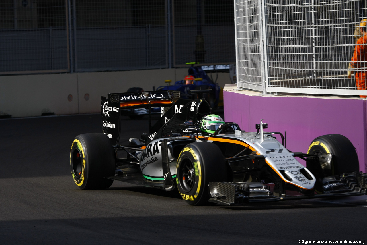 GP EUROPA, 19.06.2016 - Gara, Sergio Perez (MEX) Sahara Force India F1 VJM09
