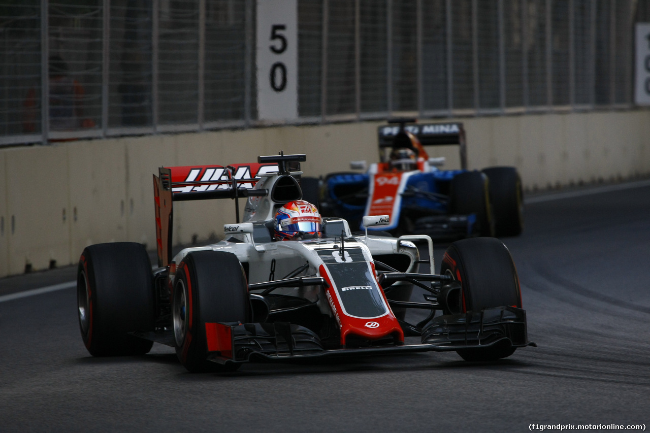 GP EUROPA, 19.06.2016 - Gara, Romain Grosjean (FRA) Haas F1 Team VF-16