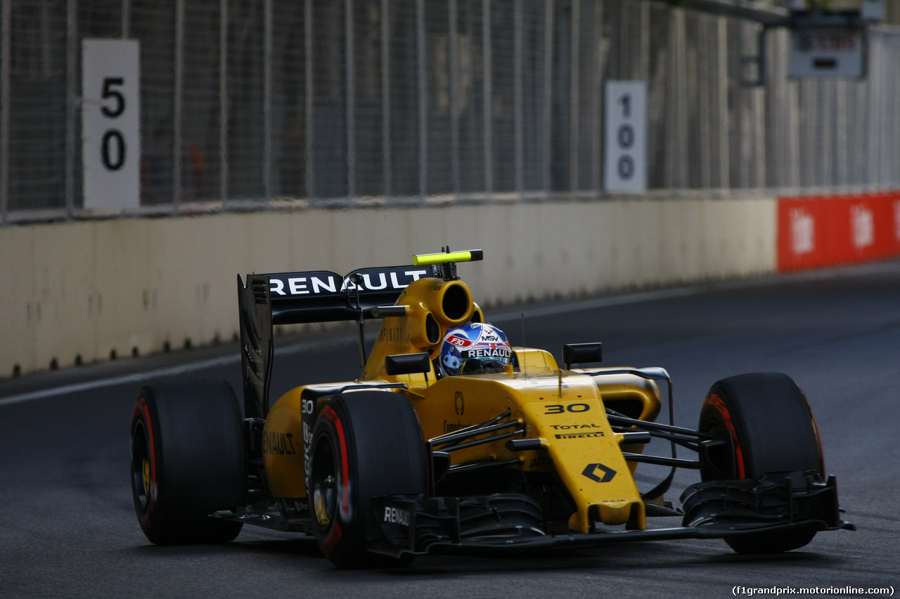 GP EUROPA, 19.06.2016 - Gara, Jolyon Palmer (GBR) Renault Sport F1 Team RS16