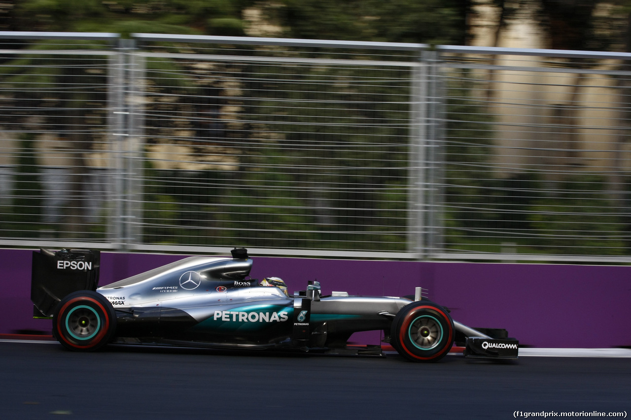 GP EUROPA, 19.06.2016 - Gara, Lewis Hamilton (GBR) Mercedes AMG F1 W07 Hybrid