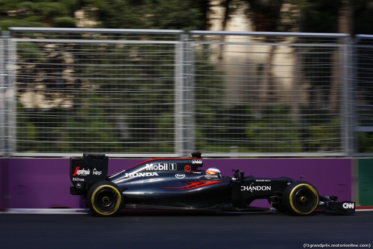 GP EUROPA, 19.06.2016 - Gara, Fernando Alonso (ESP) McLaren Honda MP4-31