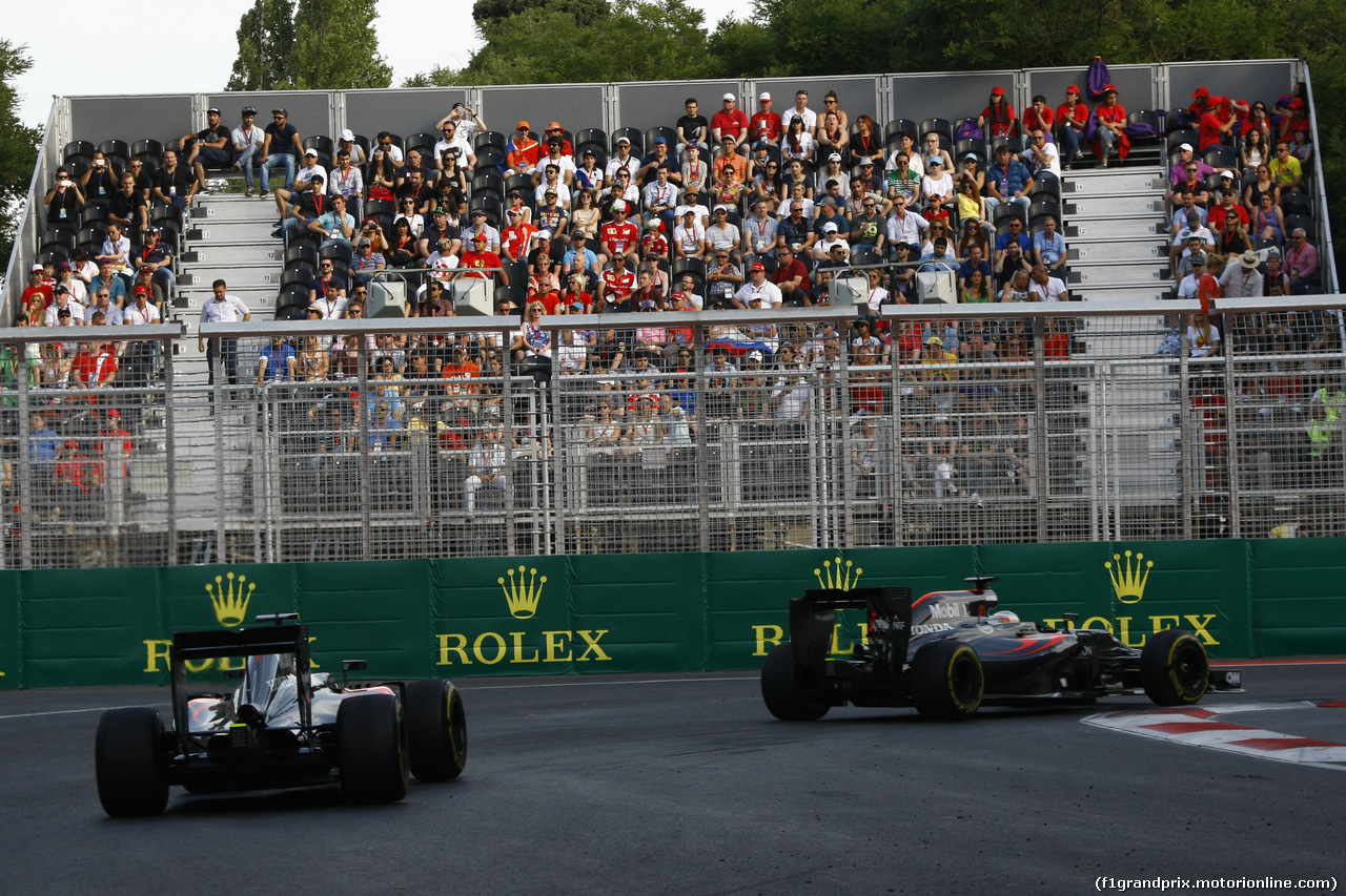 GP EUROPA, 19.06.2016 - Gara, Fernando Alonso (ESP) McLaren Honda MP4-31