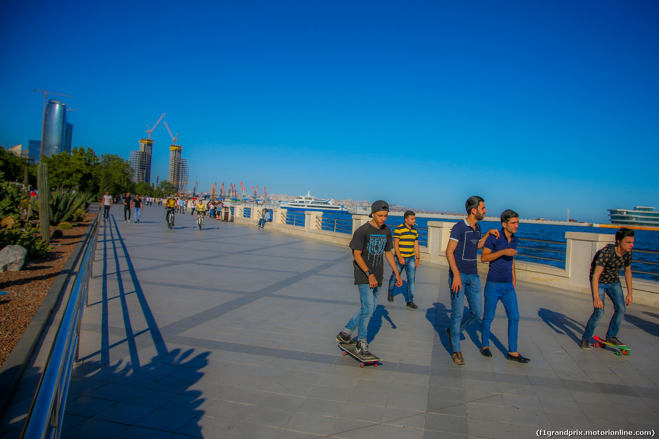 GP EUROPA, Baku city life.