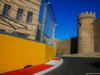 GP EUROPA, Baku city circuit at turn 11 with the castle.