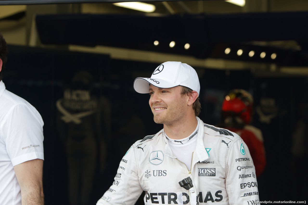 GP EUROPA, Qualifiche Nico Rosberg (GER) Mercedes AMG F1 W07 Hybrid
