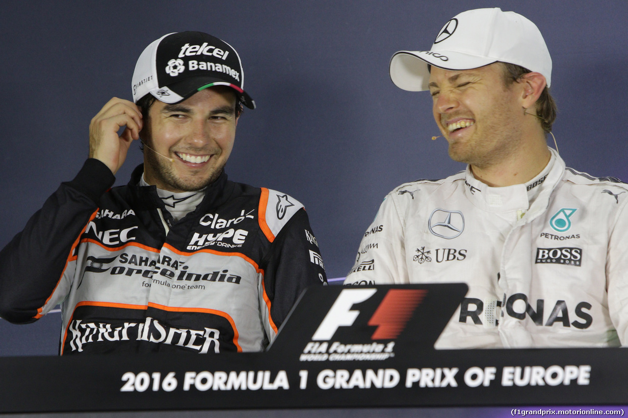 GP EUROPA, Qualifiche Nico Rosberg (GER) Mercedes AMG F1 W07 Hybrid