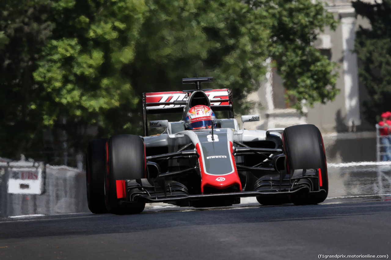 GP EUROPA, Qualifiche Romain Grosjean (FRA) Haas F1 Team VF-16