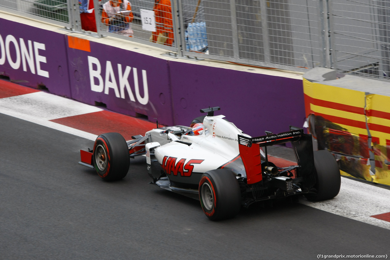GP EUROPA, Qualifiche session, Romain Grosjean (FRA) Haas F1 Team VF-16