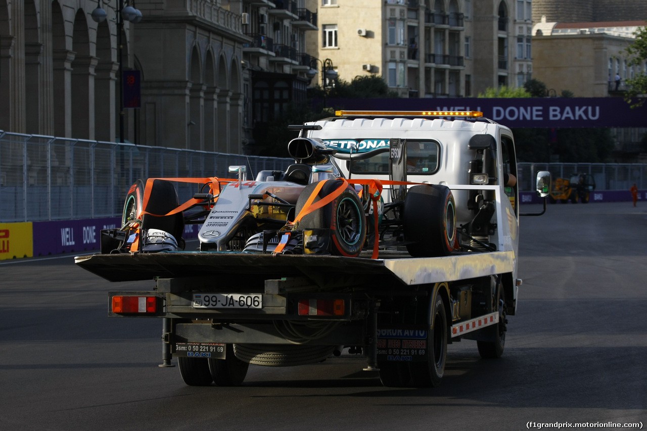 GP EUROPA, Qualifiche session, Lewis Hamilton (GBR) Mercedes AMG F1 W07 Hybrid