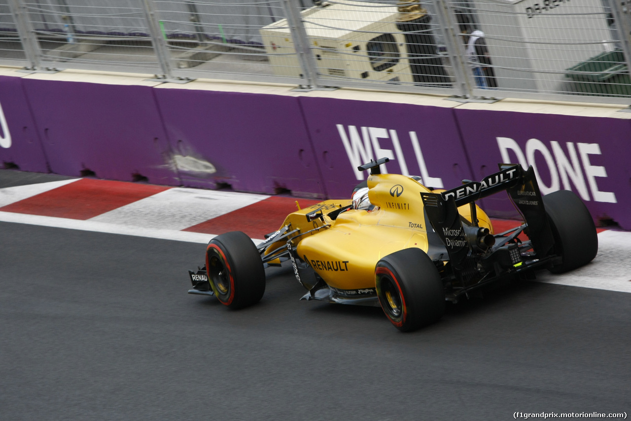 GP EUROPA, Qualifiche session, Kevin Magnussen (FIN) Renault F1 Team
