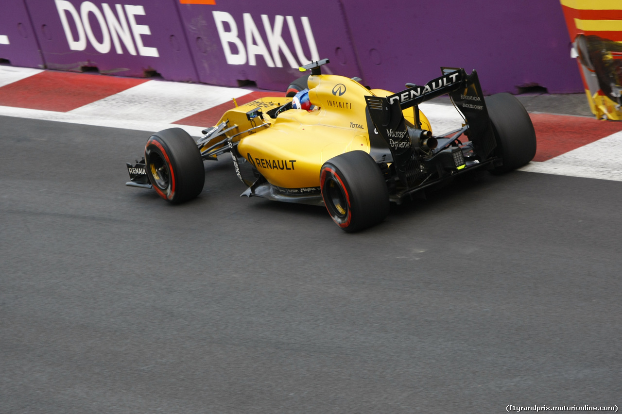 GP EUROPA, Qualifiche session, Jolyon Palmer (GBR)  Renault F1 Team