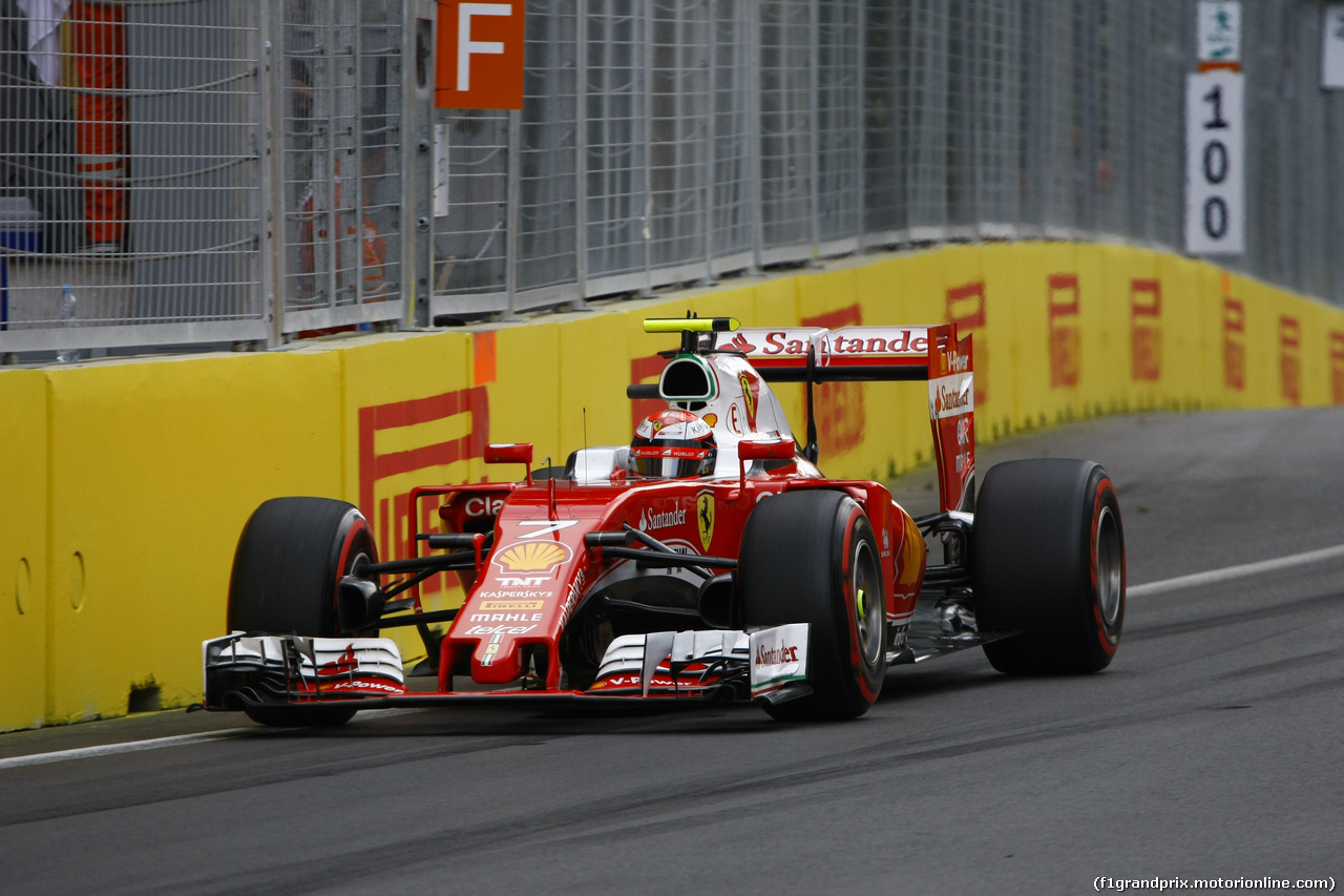 GP EUROPA, Qualifiche session, Kimi Raikkonen (FIN) Ferrari SF16-H