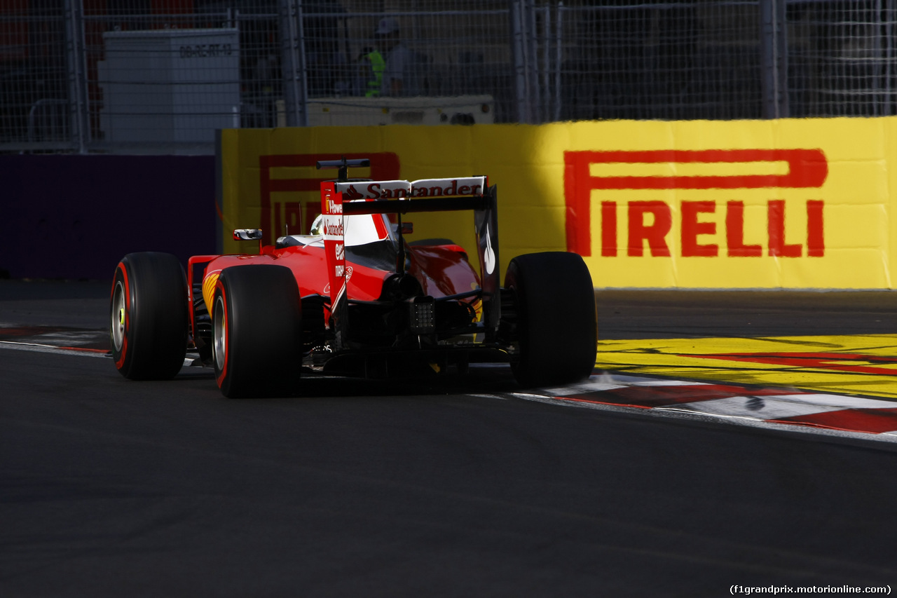 GP EUROPA, Qualifiche session, Sebastian Vettel (GER) Ferrari SF16-H
