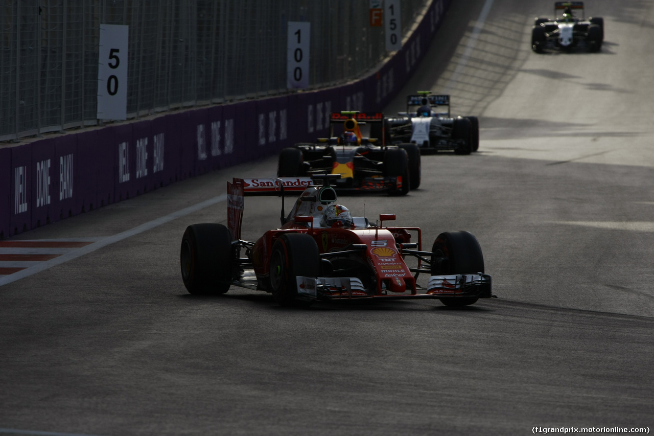GP EUROPA, Qualifiche session, Sebastian Vettel (GER) Ferrari SF16-H