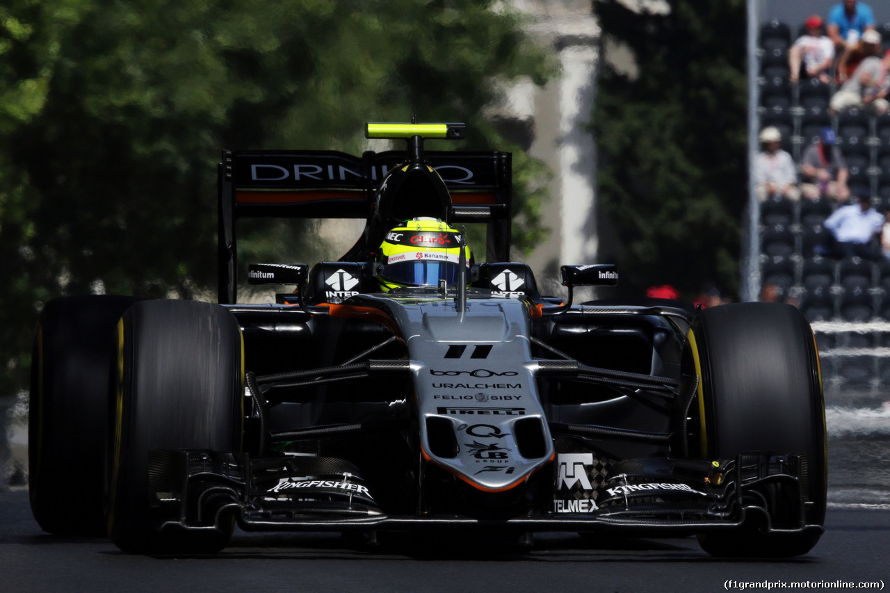 GP EUROPA, Qualifiche, Sergio Perez (MEX) Sahara Force India F1 VJM09.