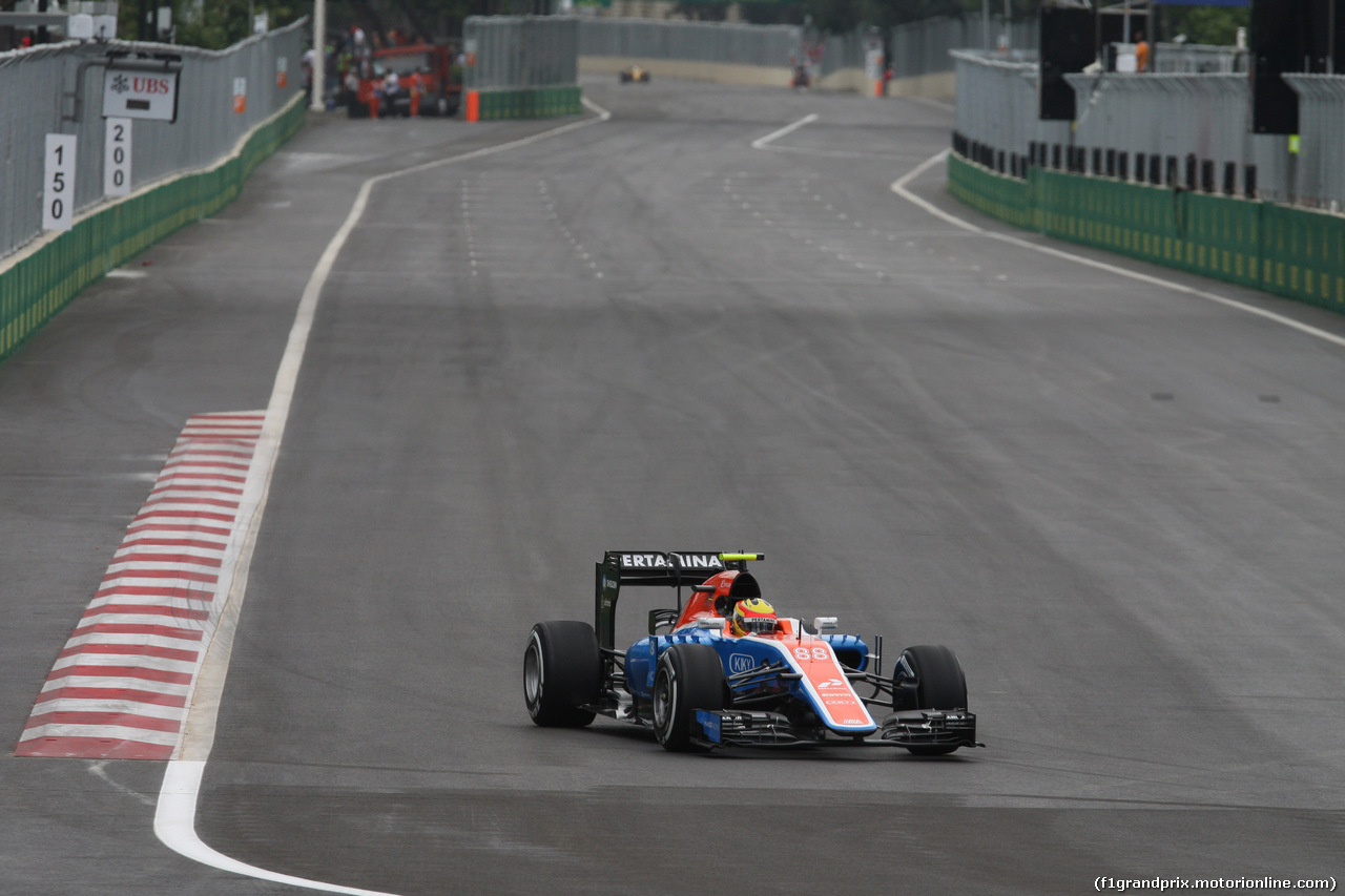 GP EUROPA, Rio Haryanto (IDN) Manor Racing MRT05