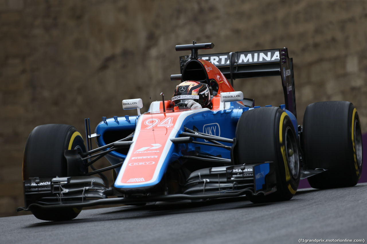 GP EUROPA, Pascal Wehrlein (GER) Manor Racing MRT05