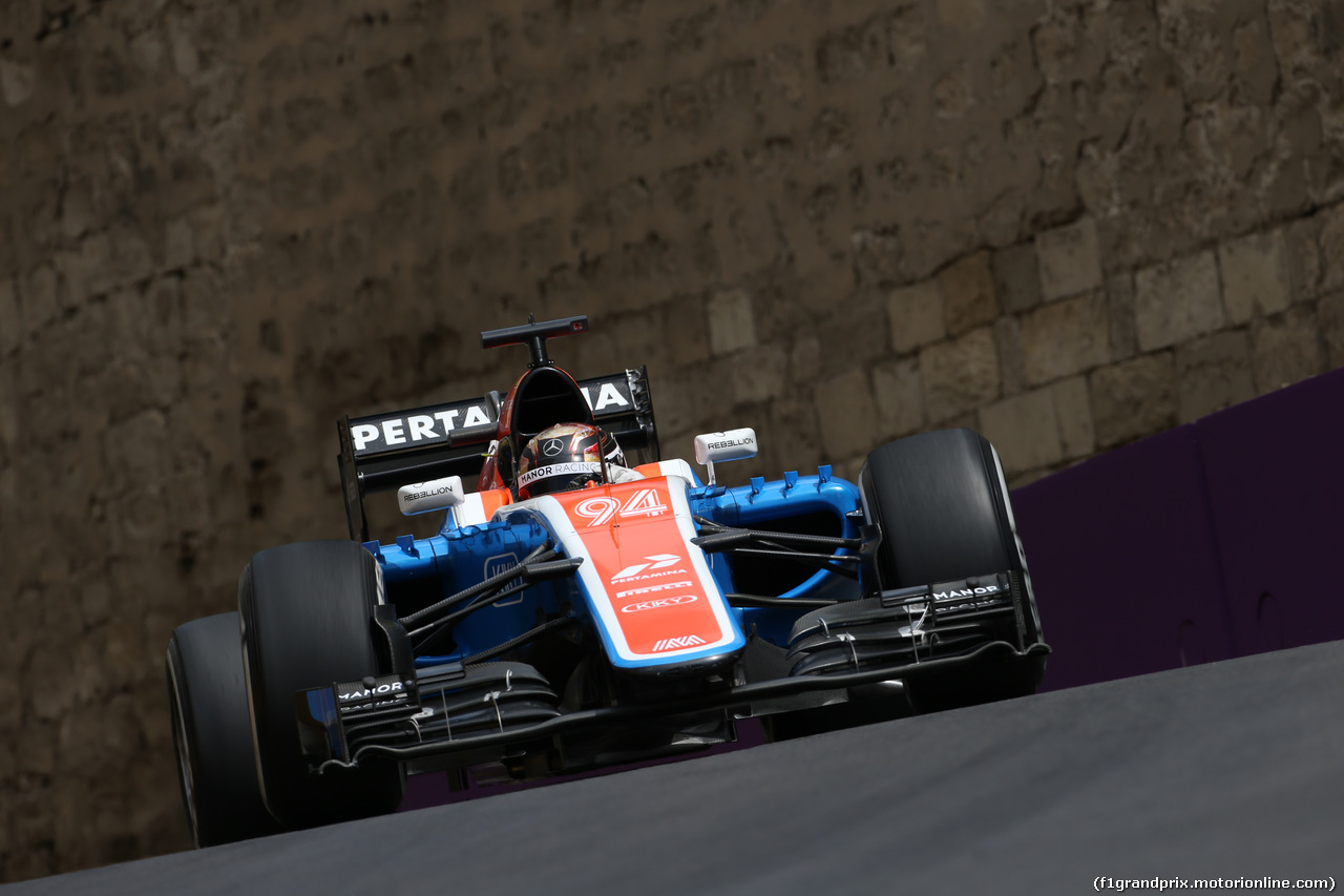 GP EUROPA, Pascal Wehrlein (GER) Manor Racing MRT05