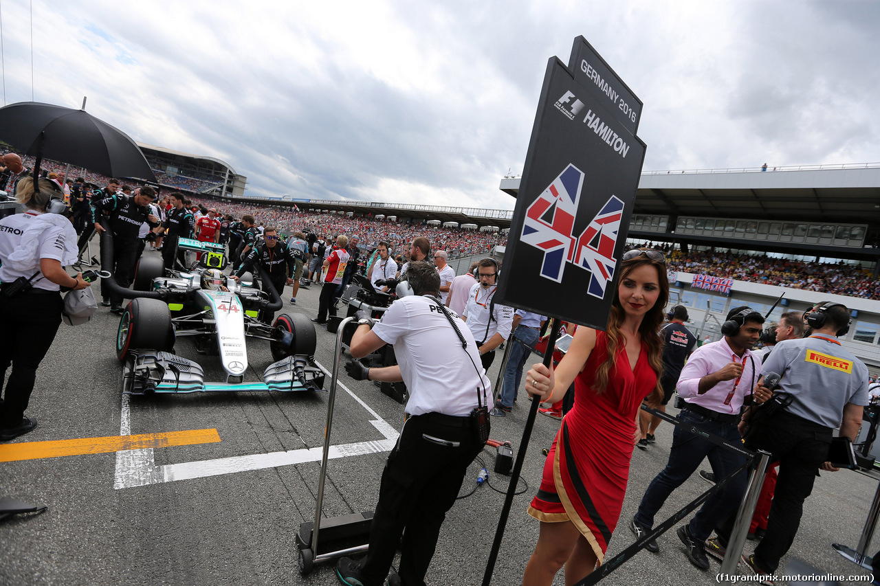 GP GERMANIA, 31.07.2016 - Gara, Lewis Hamilton (GBR) Mercedes AMG F1 W07 Hybrid