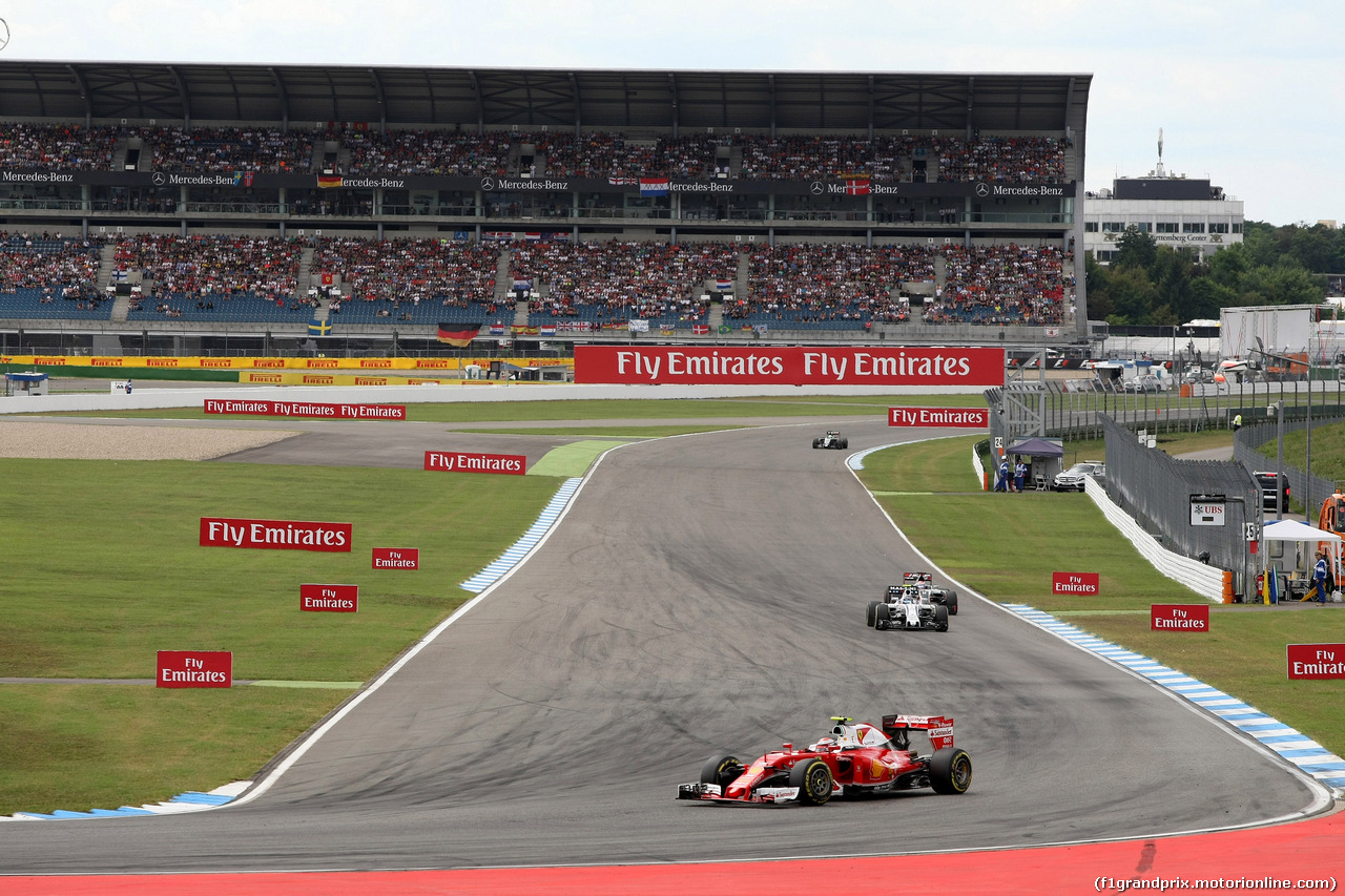 GP GERMANIA, 31.07.2016 - Gara, Kimi Raikkonen (FIN) Ferrari SF16-H