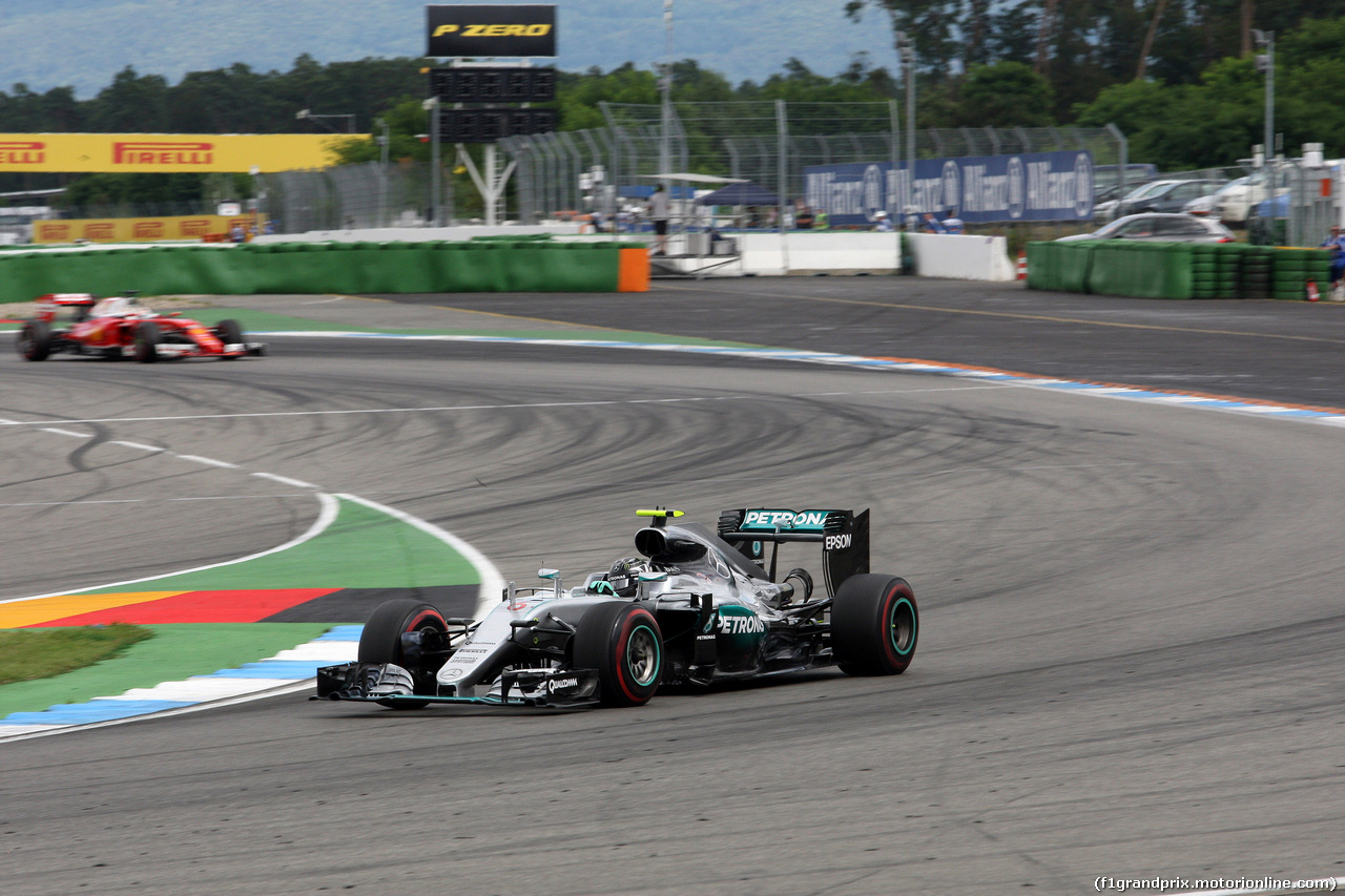 GP GERMANIA, 31.07.2016 - Gara, Nico Rosberg (GER) Mercedes AMG F1 W07 Hybrid