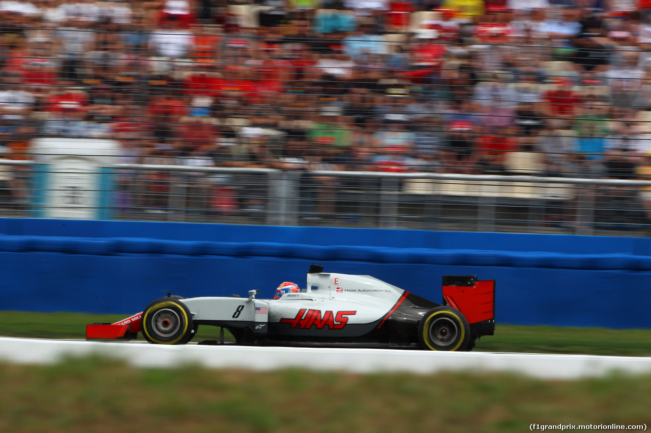 GP GERMANIA, 31.07.2016 - Gara, Romain Grosjean (FRA) Haas F1 Team VF-16
