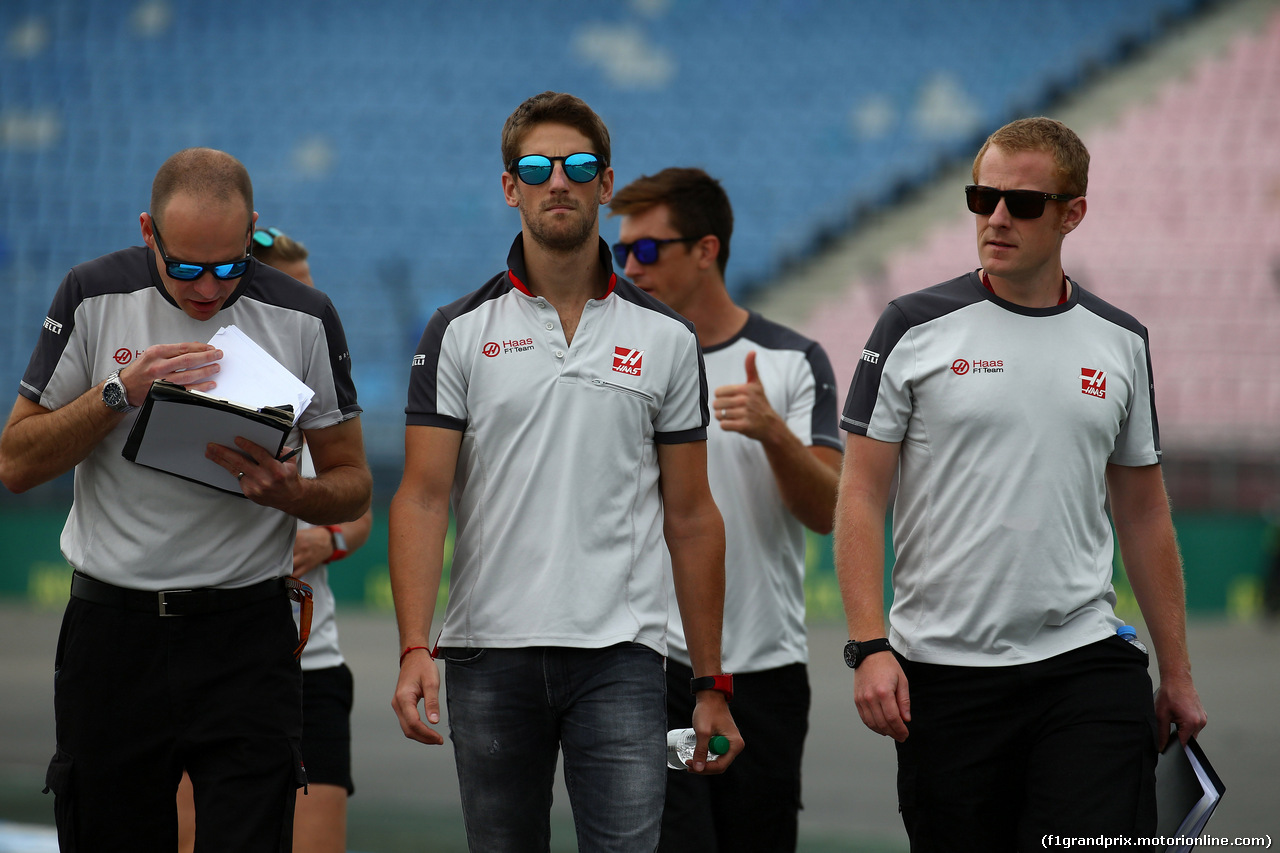 GP GERMANIA, 28.07.2016 - Romain Grosjean (FRA) Haas F1 Team VF-16