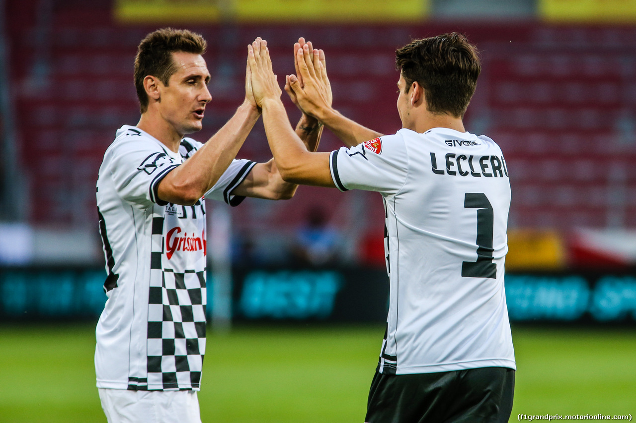 GP GERMANIA, Miroslav Klose (GER) football player e Charles Leclerc (FRA) driver