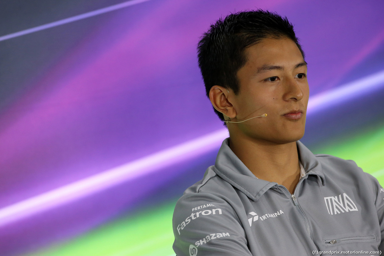 GP GERMANIA, 28.07.2016 - Conferenza Stampa, Rio Haryanto (IDN) Manor Racing MRT05