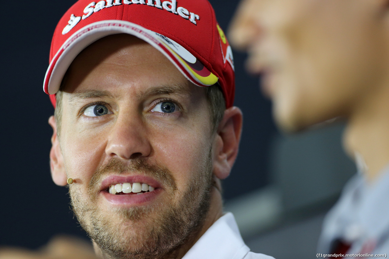 GP GERMANIA, 28.07.2016 - Conferenza Stampa, Sebastian Vettel (GER) Ferrari SF16-H