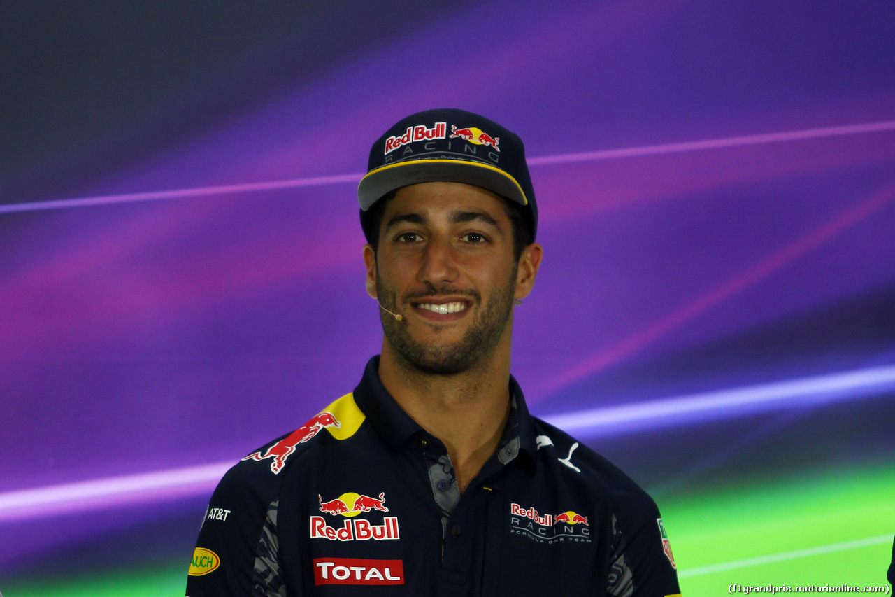 GP GERMANIA, 28.07.2016 - Conferenza Stampa, Daniel Ricciardo (AUS) Red Bull Racing RB12