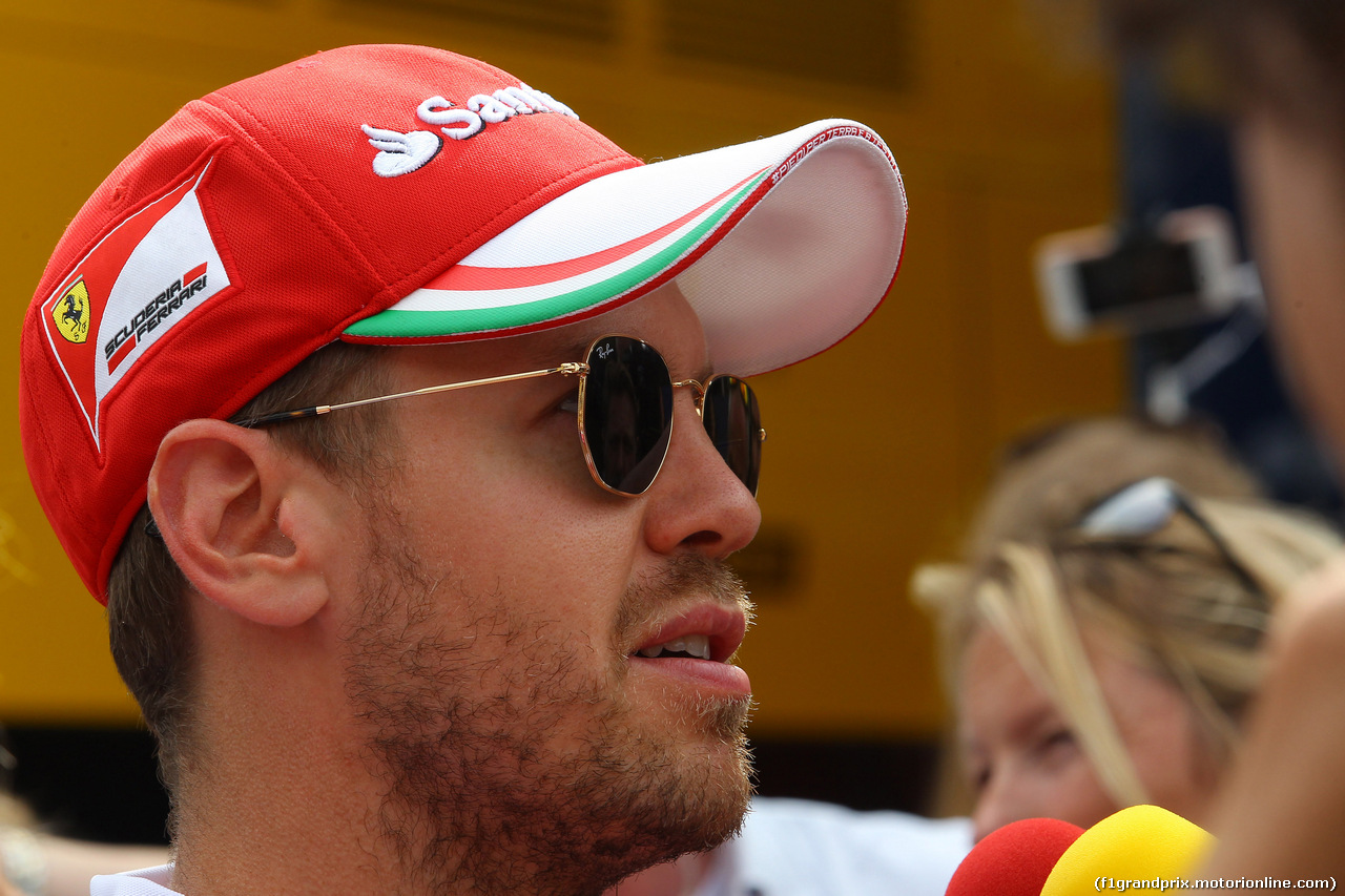 GP GERMANIA, 28.07.2016 - Sebastian Vettel (GER) Ferrari SF16-H