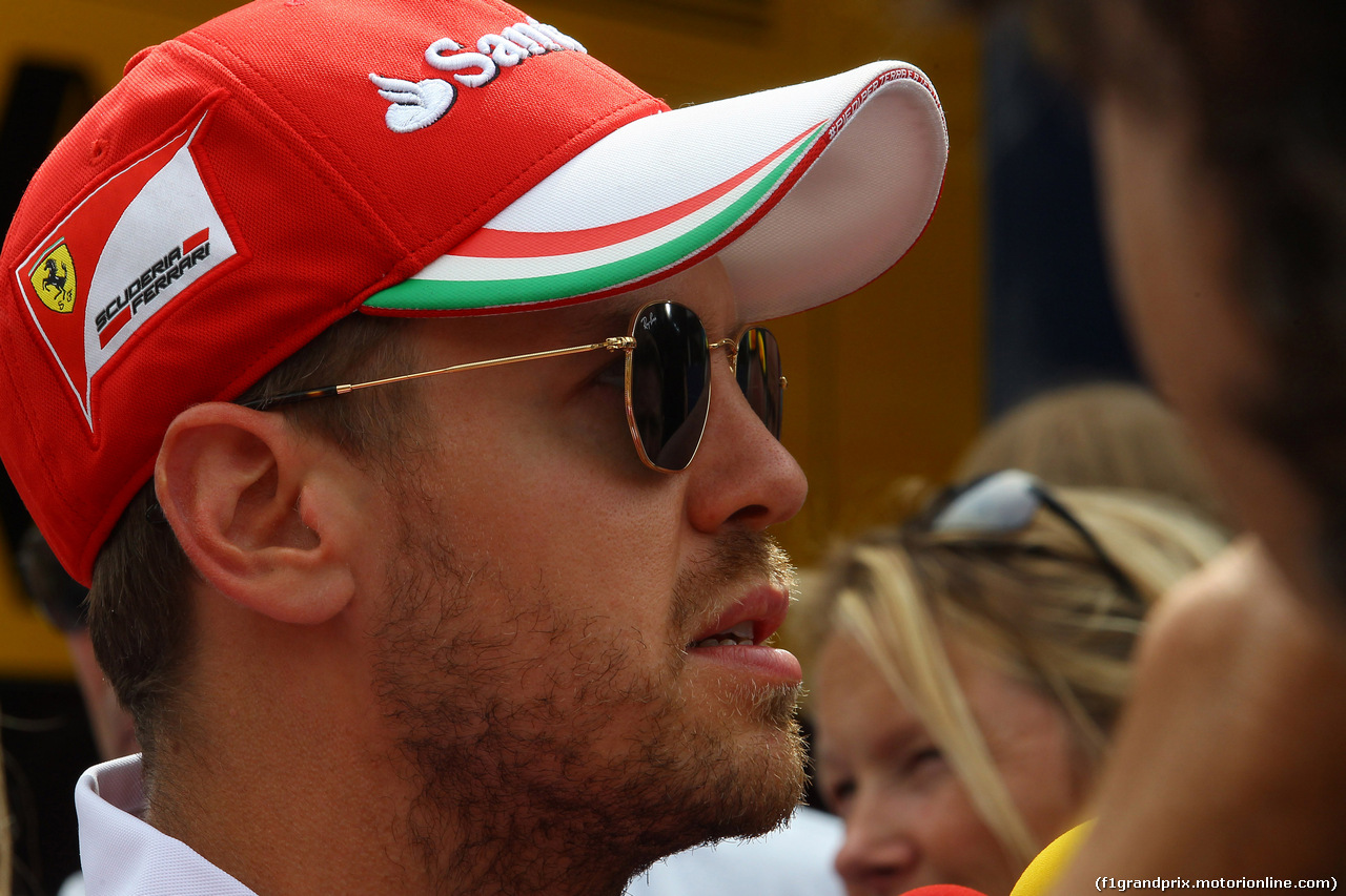 GP GERMANIA, 28.07.2016 - Sebastian Vettel (GER) Ferrari SF16-H