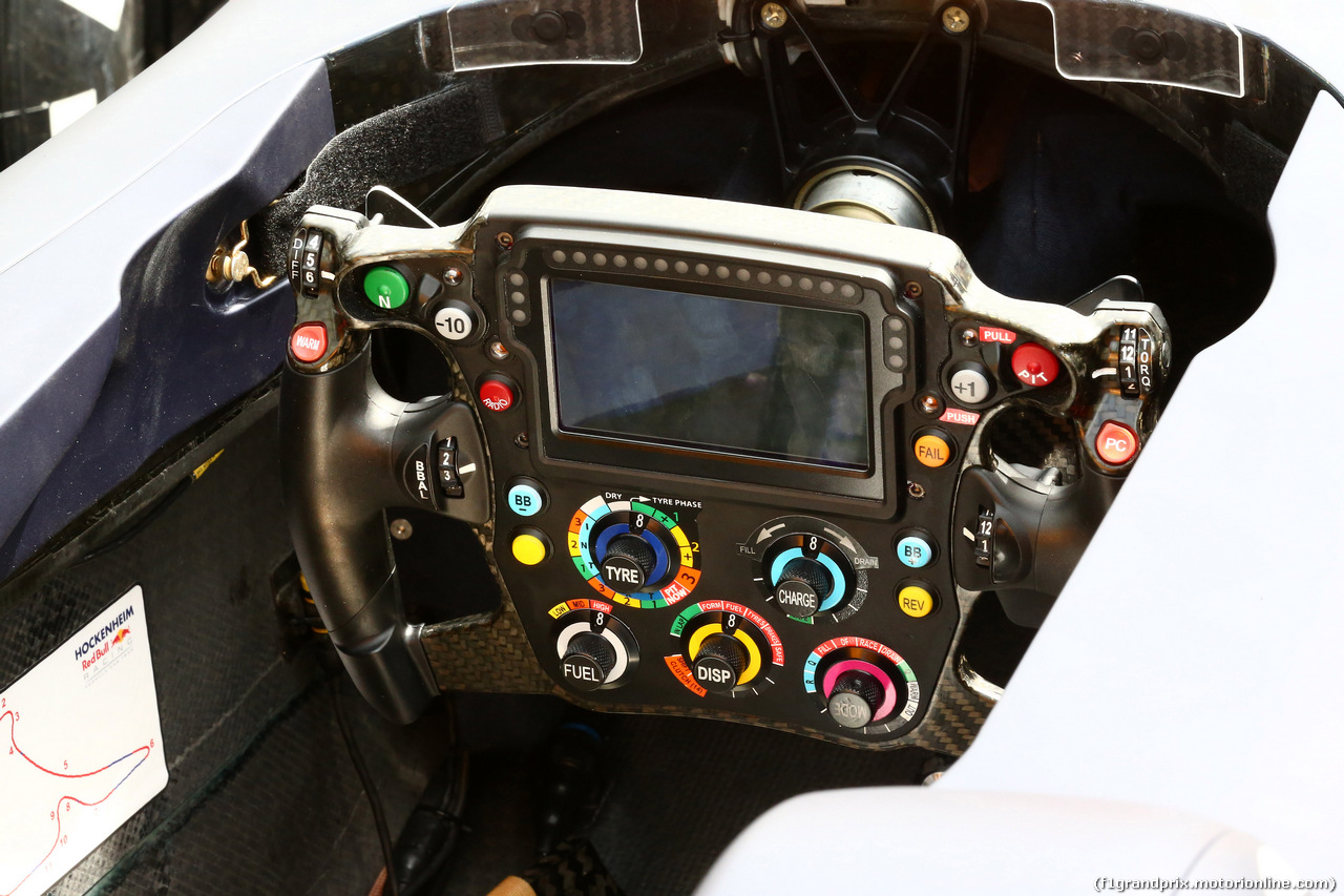 GP GERMANIA, 28.07.2016 - Red Bull steering wheel