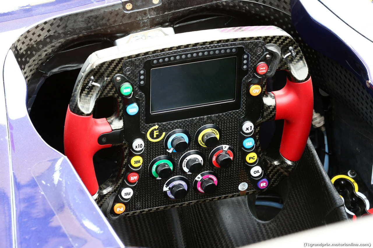 GP GERMANIA, 28.07.2016 - Toro Rosso steering wheel