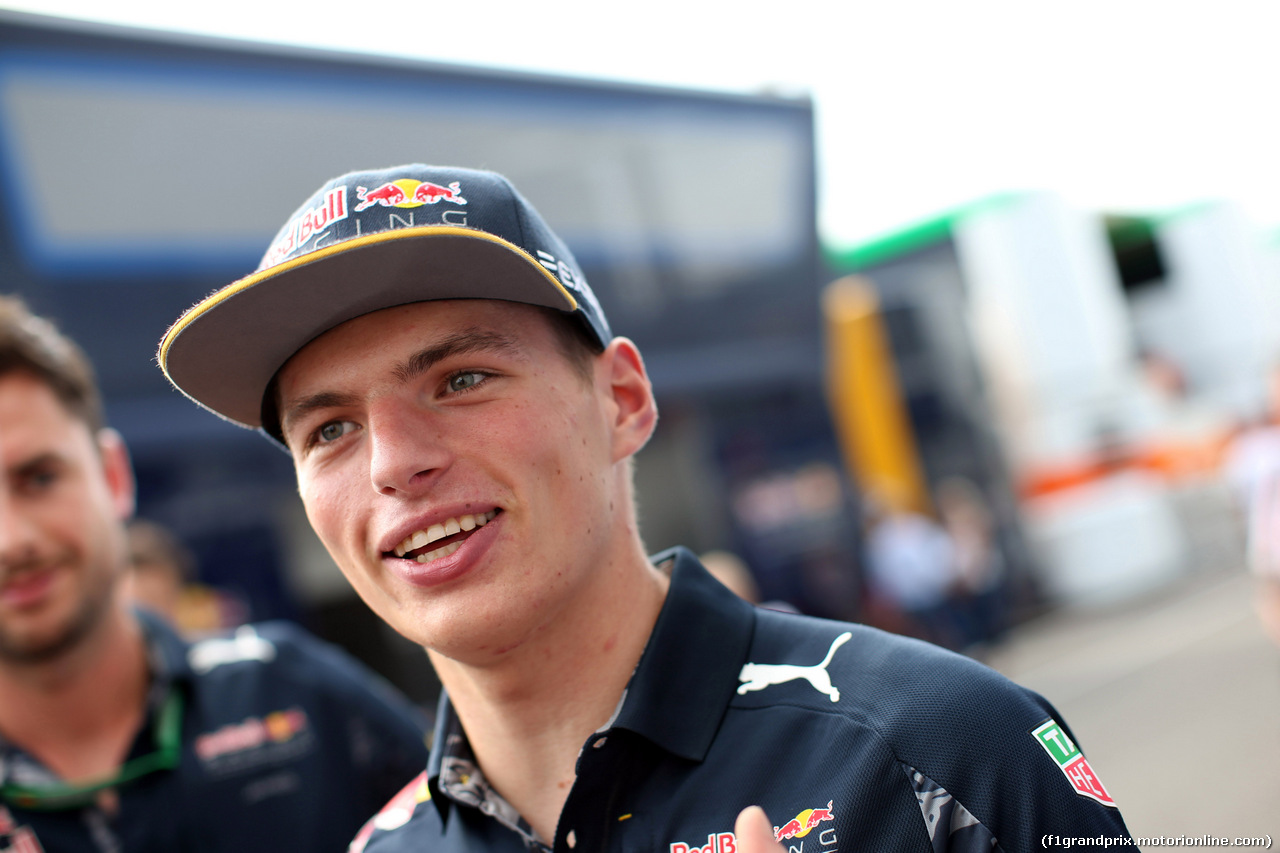 GP GERMANIA, 28.07.2016 - Max Verstappen (NED) Red Bull Racing RB12