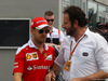 GP GERMANIA, 28.07.2016 - Sebastian Vettel (GER) Ferrari SF16-H e Matteo Bonciani (ITA), F1 Head of Communications