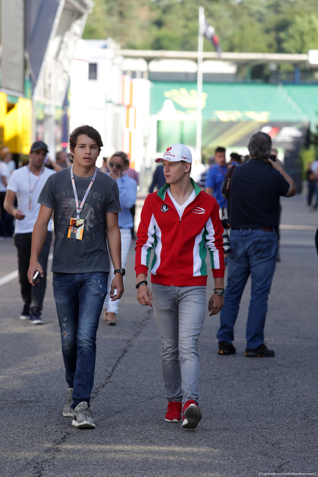 GP GERMANIA, 30.07.2016 - Mick Schumacher (GER) son of Michael Schumacher (GER) (R)