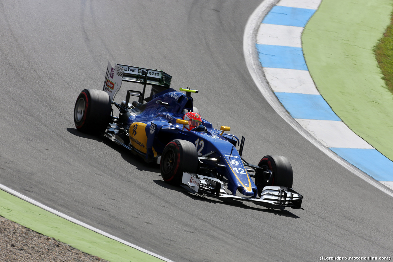 GP GERMANIA, 30.07.2016 - Prove Libere 3, Felipe Nasr (BRA) Sauber C34