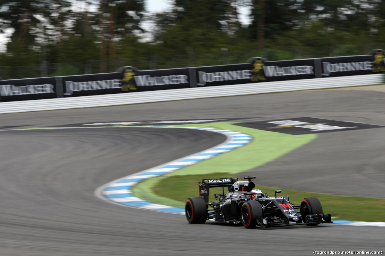 GP GERMANIA, 30.07.2016 - Prove Libere 3, Fernando Alonso (ESP) McLaren Honda MP4-31